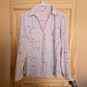 Womens medium candies button down blouse